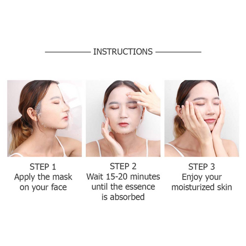 BIOAQUA Fruit & Plant Extract Facial Sheet Collagen Mask