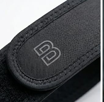 EasyFit Buckleless Belt - Invisible Elastic Comfort Strap (Black)