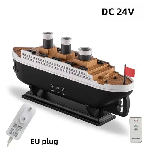 Titanic Ship Humidifier – 250ml Aromatherapy Diffuser with Remote Control